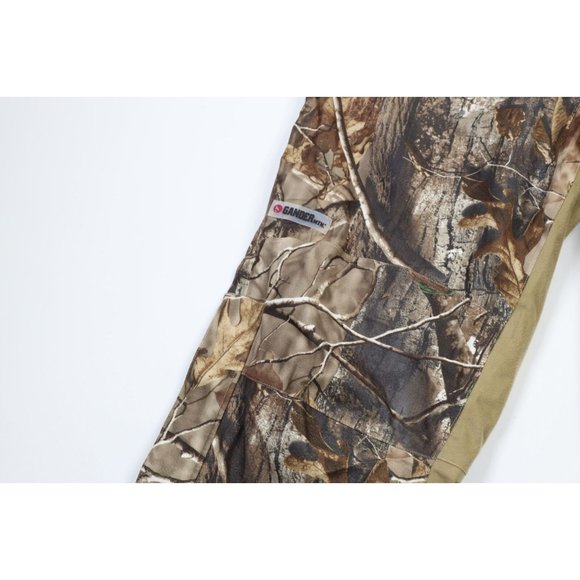 Gander Mtn Mens XL Realtree Camouflage Chamois Cloth Waterproof Hunting Pants - Picture 5 of 14